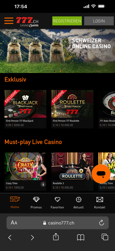 Archivierte Produktansicht von Casino777